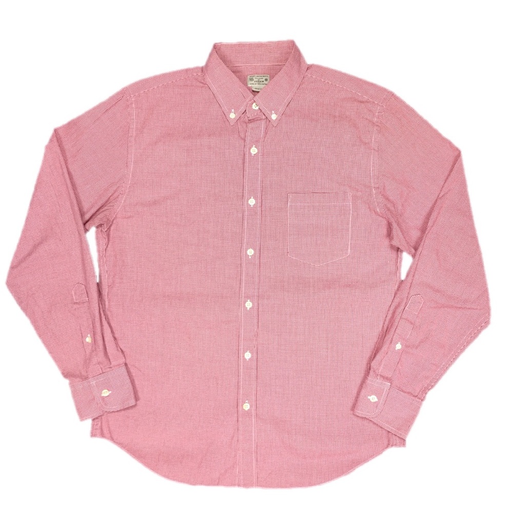 J.Crew Men’s Checkered Button-Down Shirt Medium